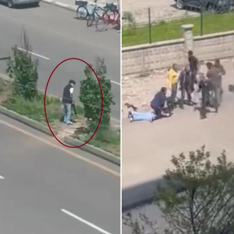 Okul bahçesinde dehşet anları! Diyarbakır'da pompalı tüfekli saldırgan paniği: Peş peşe tetiğe bastı...
