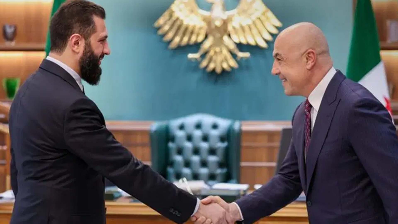 Suriye'ye yatırım fırsatları... Suriye Cumhurbaşkanı Ahmed Şara, Fettah Tamince ile görüştü