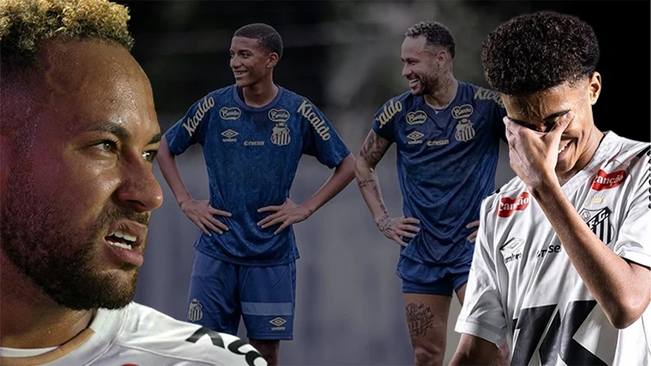 Neymar, Robinho'nun oğluna tokat attı