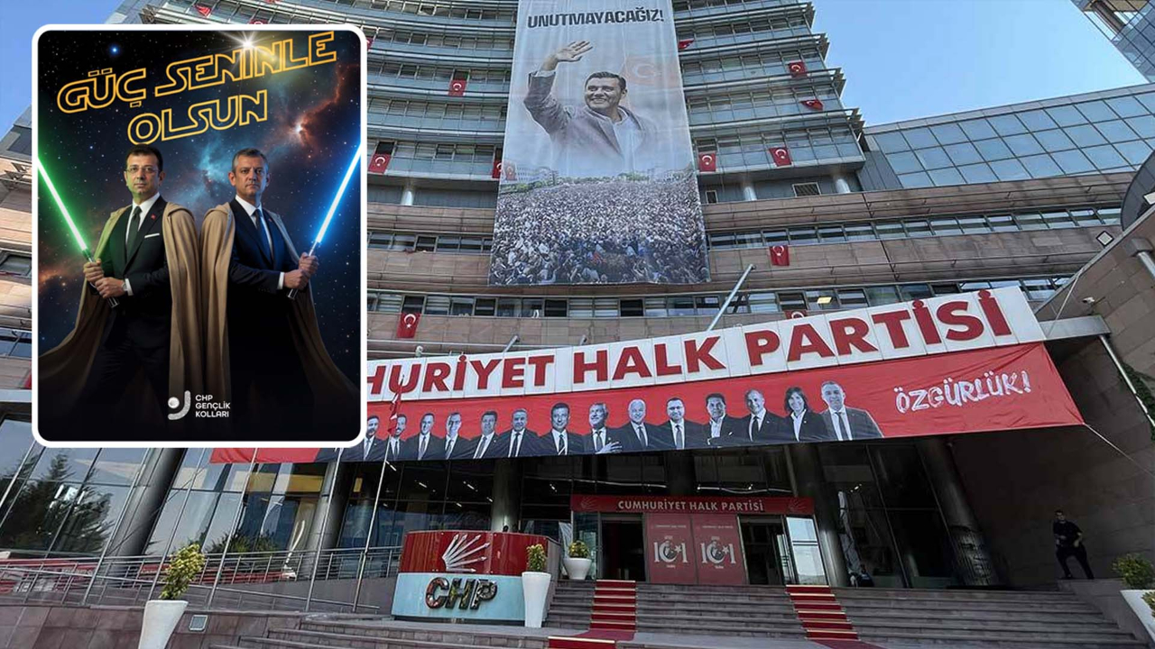 CHP’den bir garip paylaşım: Balistik füze ve dünya liderliğine karşı Star Wars