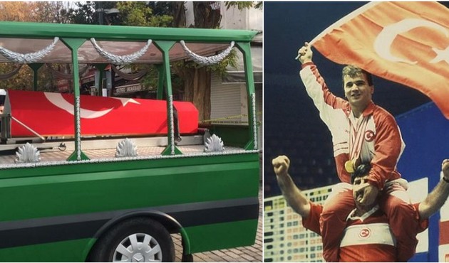 Gururla dalgalandırdığı Türk bayrağı şimdi örtüsü oldu!
