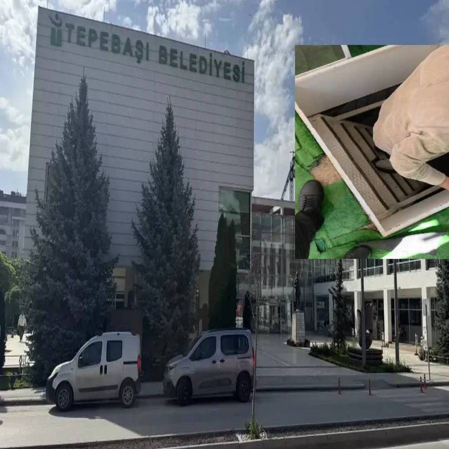 Eskişehir Tepebaşı Belediyesine operasyon! Özel kalemin gizli düzeneği bulundu: Bahçeden gömülü oda çıktı