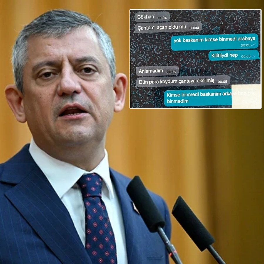Özgür Özel'i şoförünün telefonundan çıkanlar patlattı! Şok WhatsApp mesajları: Dün çantaya para koydum eksilmiş!