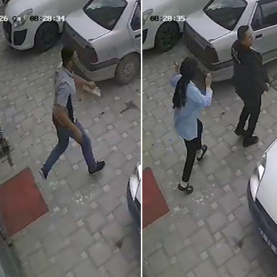 Malatya'daki depremde can havliyle herkes kendini sokağa attı! Korku anı saniye saniye kamerada...