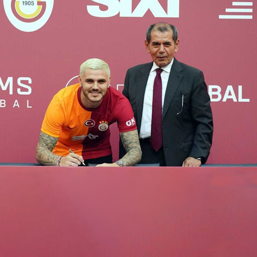 Dursun Özbek'ten önemli açıklamalar! Icardi ve Osimhen kalacak mı?