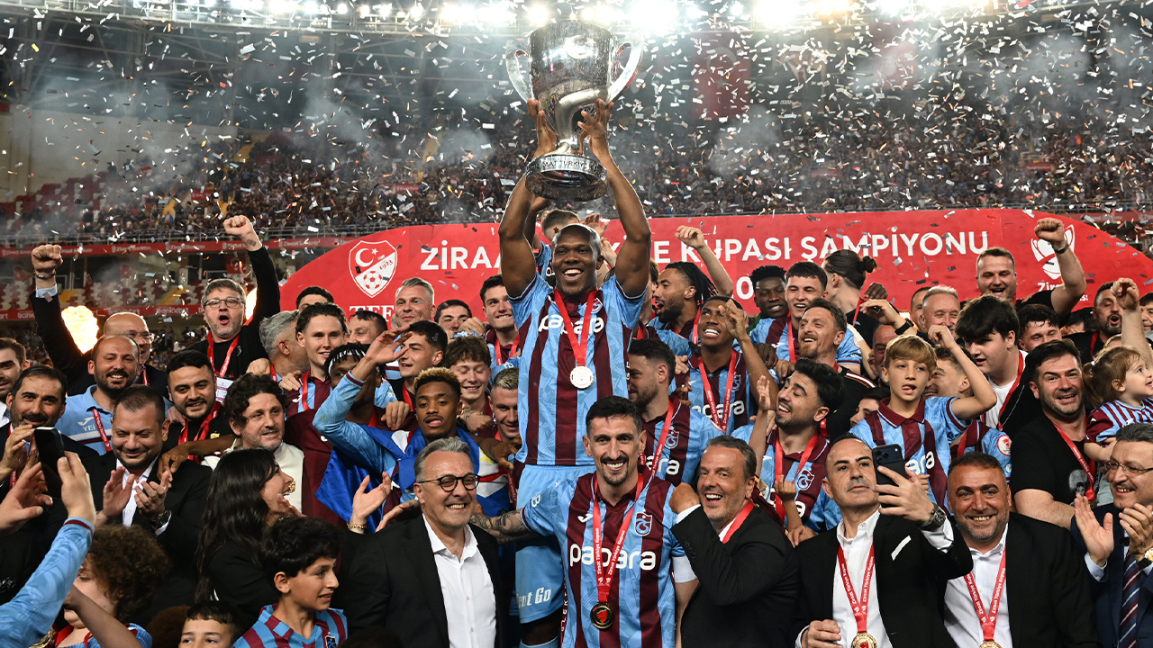Konyaspor'u yenen Trabzonspor, Türkiye Kupası'nda şampiyon oldu
