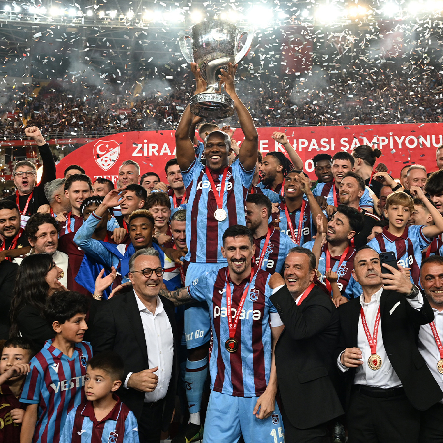 Konyaspor'u yenen Trabzonspor, Türkiye Kupası'nda şampiyon oldu