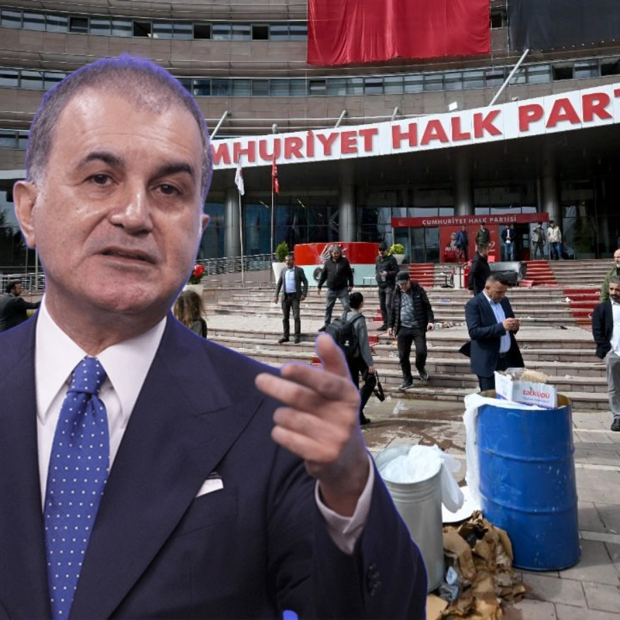 AK Parti'den CHP Genel Merkezi'ndeki taşkınlıklara ilişkin ilk yorum! Ömer Çelik: Çatışma CHP'lilerin kendi içinde!