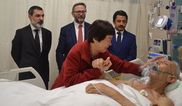 Koreli ''Ayla'' manevi babasını ziyaret etti...