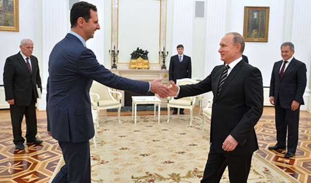 Beşar Esed, Rusya'da Putin ile görüştü!