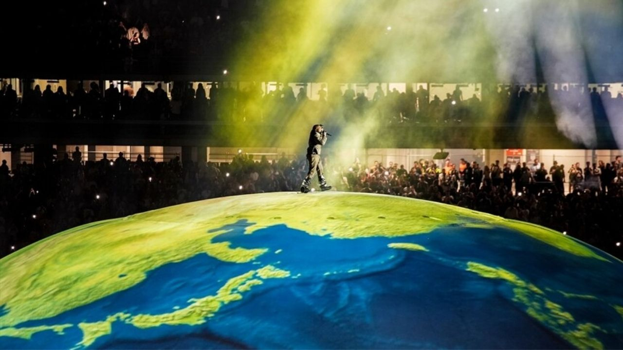 Dünyaca ünlü rapçi Kanye West, ilk kez İstanbul'da konser verdi