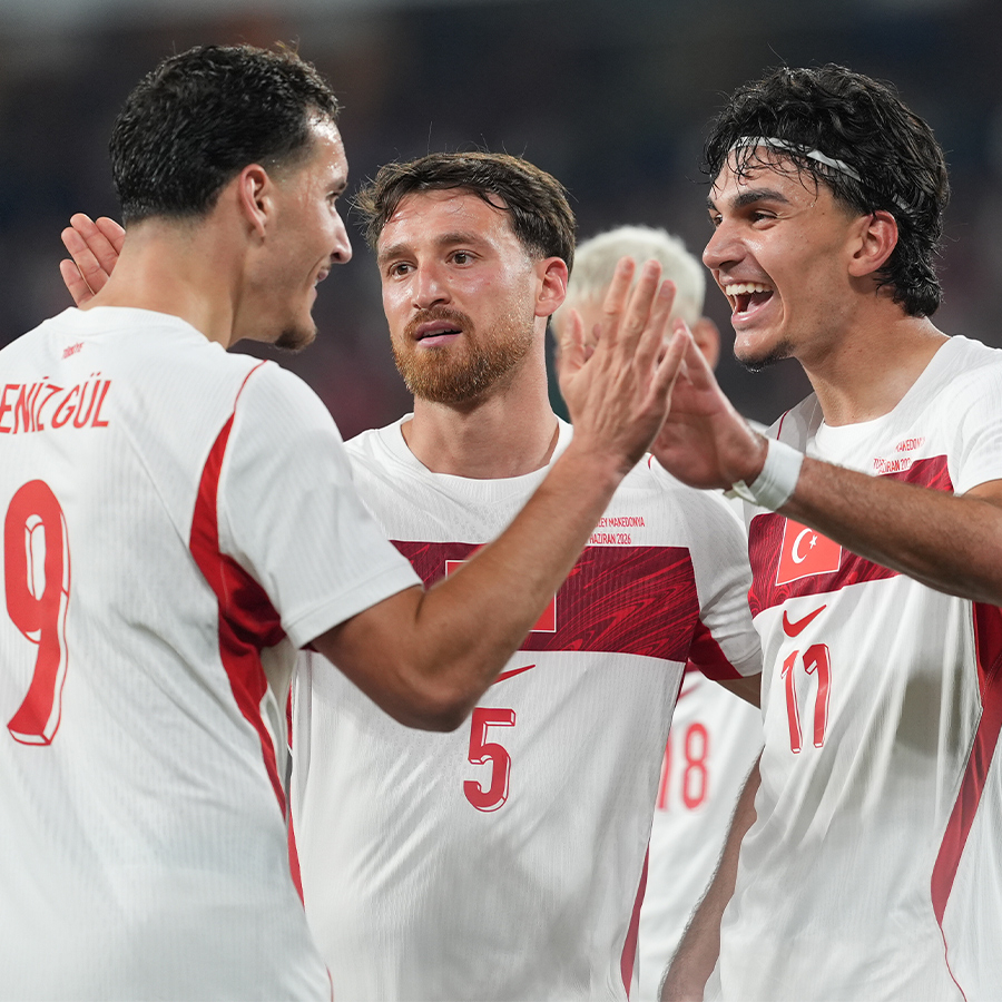 A Milli Takımımız, Kuzey Makedonya'yı farklı yendi
