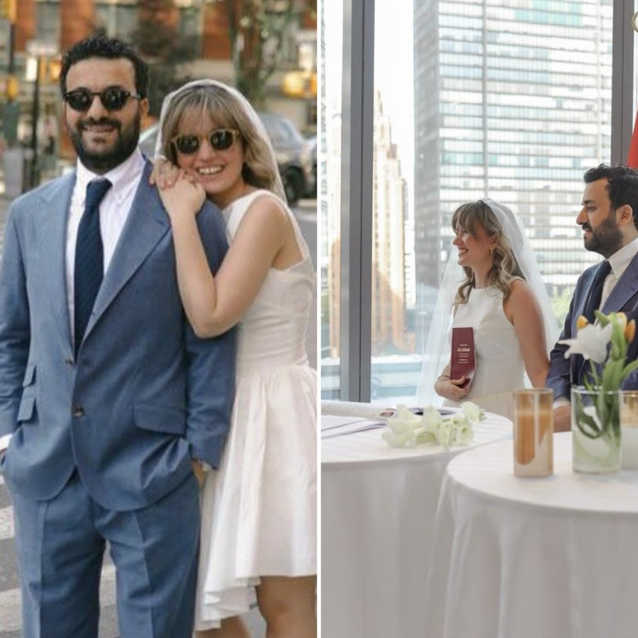 Hasan Can Kaya Duygu Karabaş ile ABD'de gizlice evlendi! Nikahtan ilk kareler beğeni rekoru kırdı...