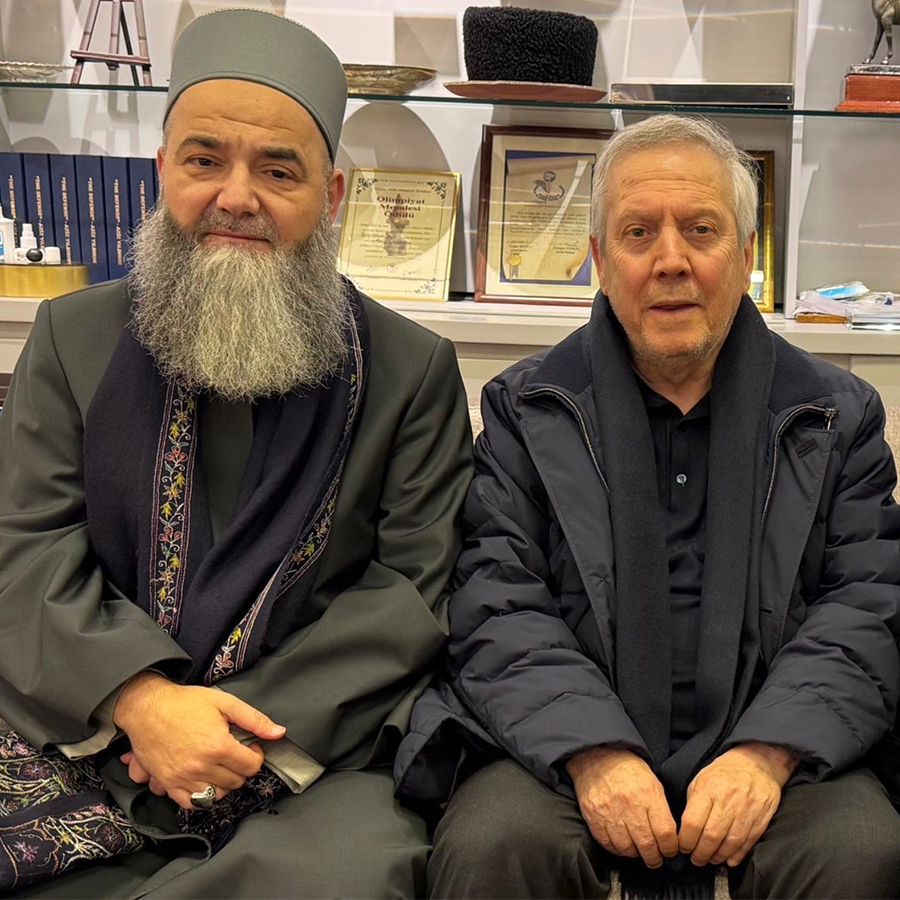 Cübbeli Ahmet Hoca, Aziz Yıldırım'ı tebrik etti