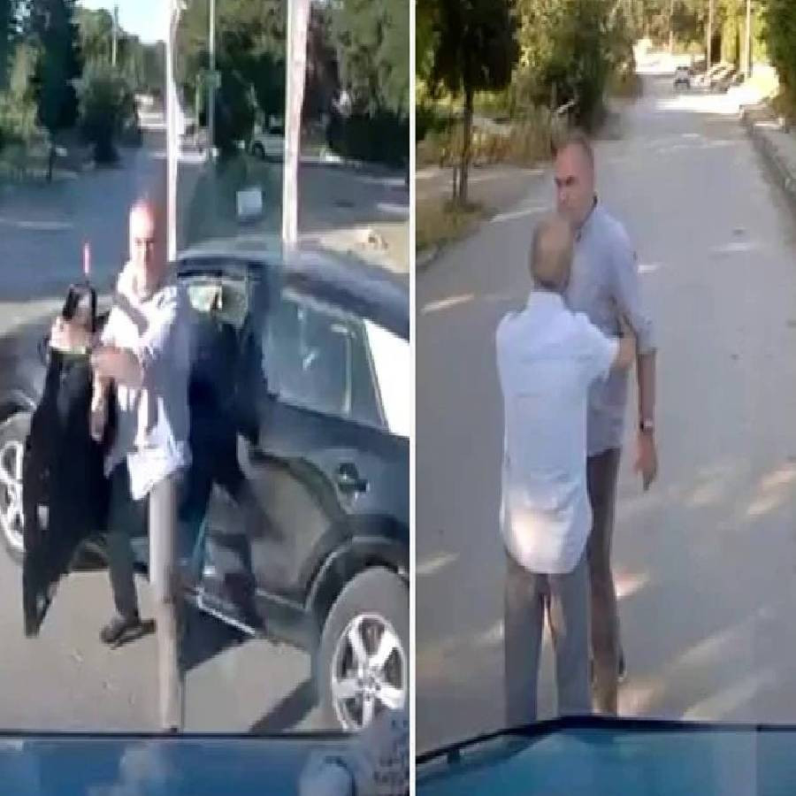 Trafikte sinirlerine hakim olamadı! Görüntülerdeki kişi bir Cumhuriyet Savcısı