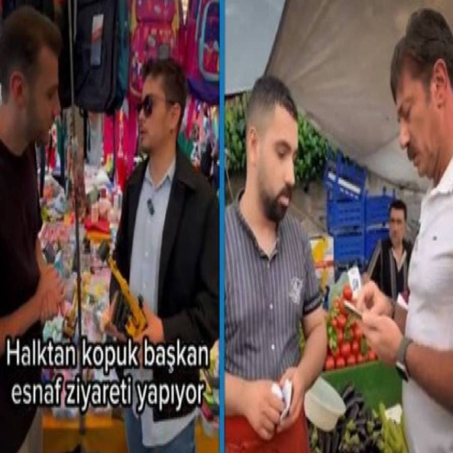 Bakkalın ruhsat iptali tepki çekmişti! Bahçelievler Belediye başkanının pazarcılarla da takıştığı görüntüler ortaya çıktı