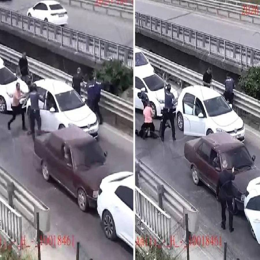 Cezaevi önünde araç gasp edip 2 kişiyi yaralamışlardı! Ekipler tarafından işte böyle yakalandılar