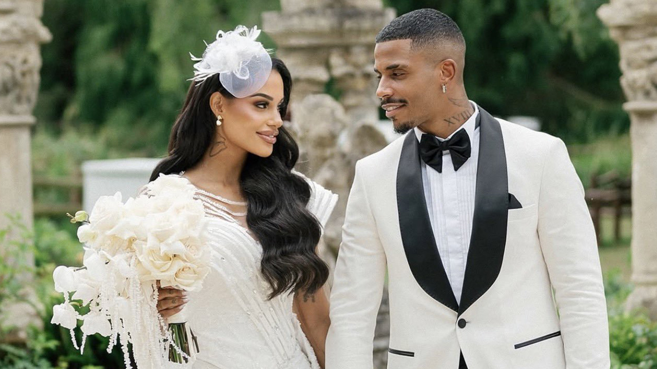 Lemina, iki çocuğunun annesi Fanny Neguesha ile evlendi
