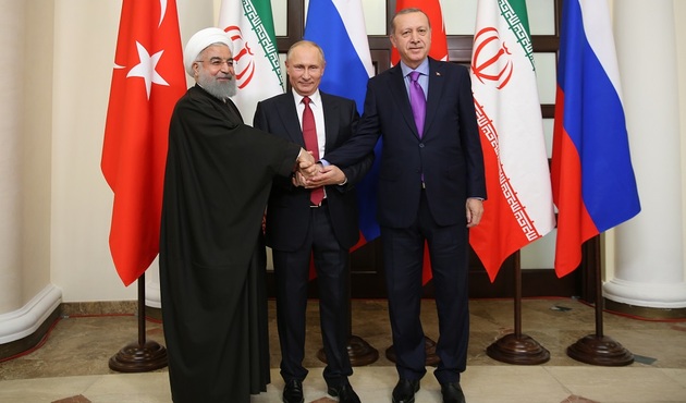 Dünyanın gözü bu zirvede! Erdoğan, Putin ve Ruhani görüşüyor...
