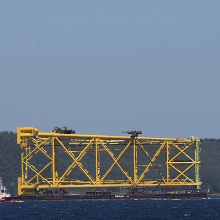 Çanakkale Boğazı'nda Romanya'ya dev sevkiyat