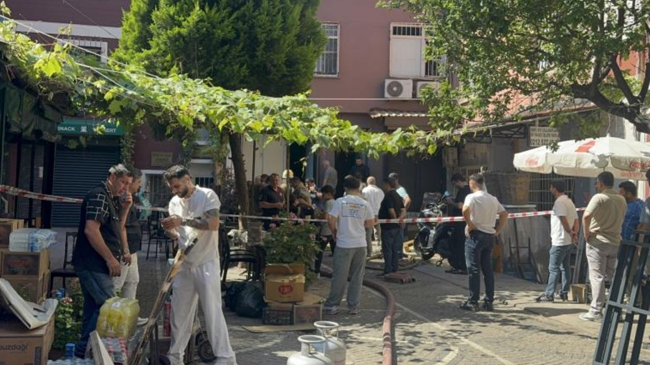 İstanbul'da tekstil atölyesinde korkutan yangın
