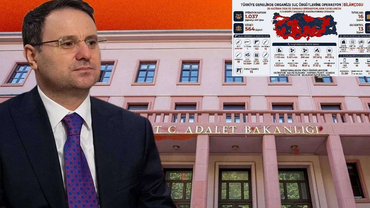 Akın Gürlek duyurdu: 81 ilde düğmeye basıldı! 48 ayrı operasyonda bin kişiye adli işlem