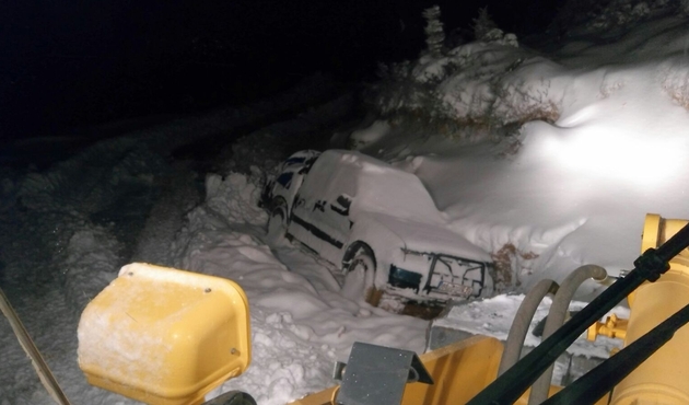 Giresun'da yayla yolunda 20 saat mahsur kaldılar...