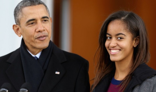 Obama'nın kızı öyle bir halde yakalandı ki!
