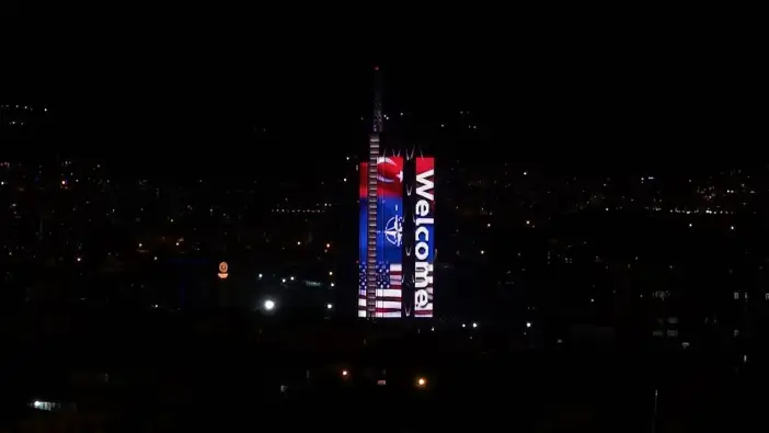 NATO toplantısı için görsel hazırlıklar devam ediyor!