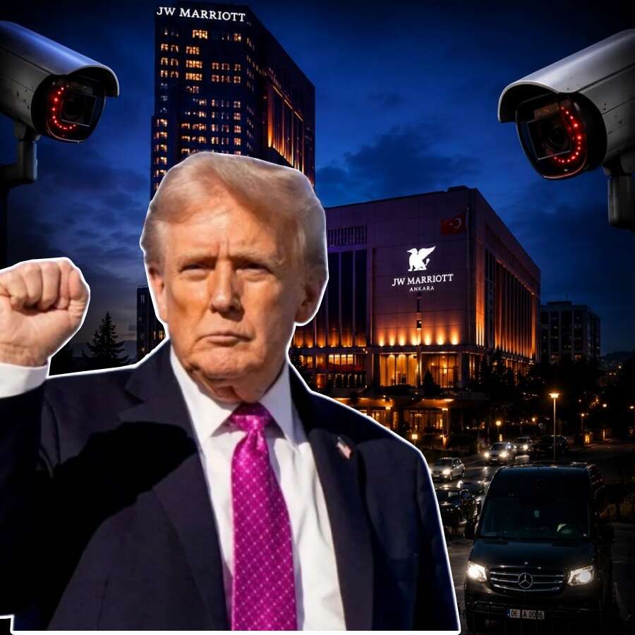 Trump'ın Ankara'da kalacağı otel görüntülendi! Odasında yok yok: Duvarları bombaya, camları mermiye dayanıklı!