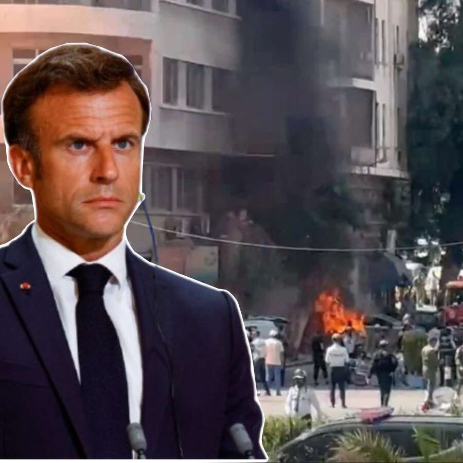 SON DAKİKA: Şam'da Macron'un kaldığı otelin yakınında patlama!