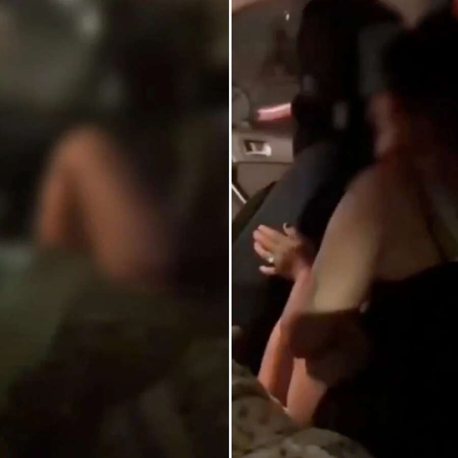Sosyal medya bu videoyla çalkalanıyor! AVM otoparkında utanç anları! "Ayıp, ayıp!"