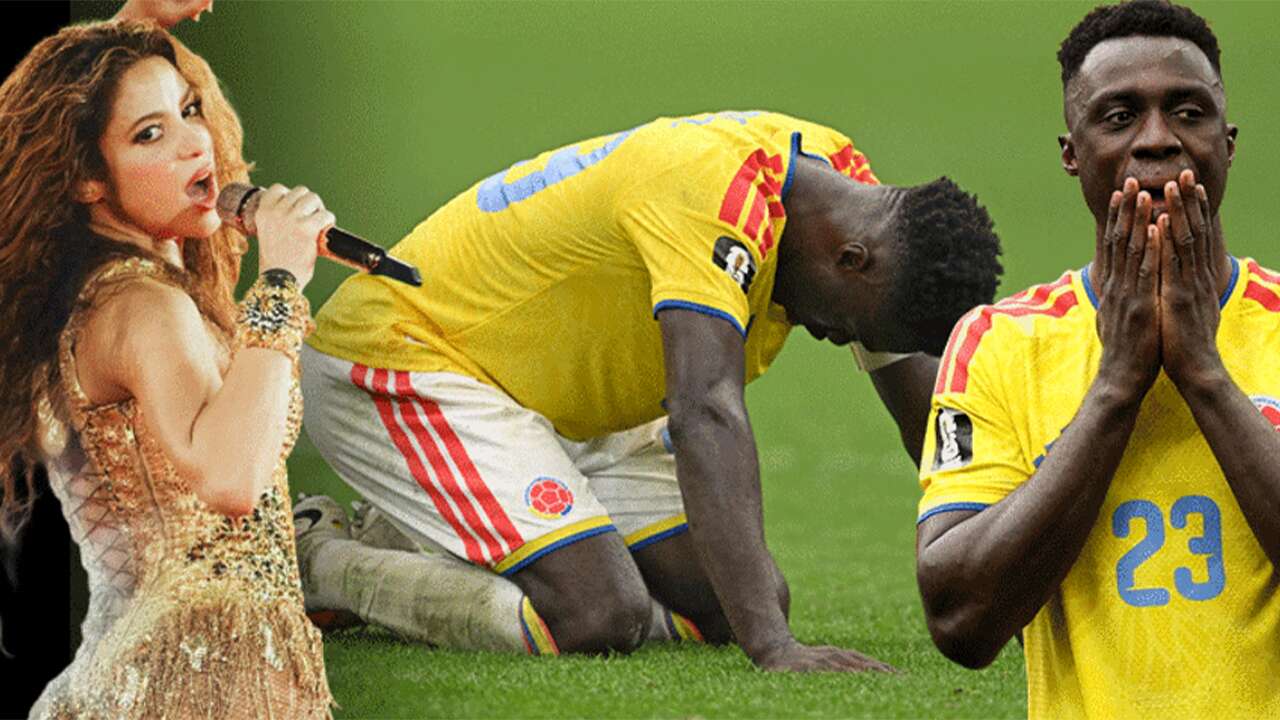 Ağlayan Davinson Sanchez'i Shakira teselli etti