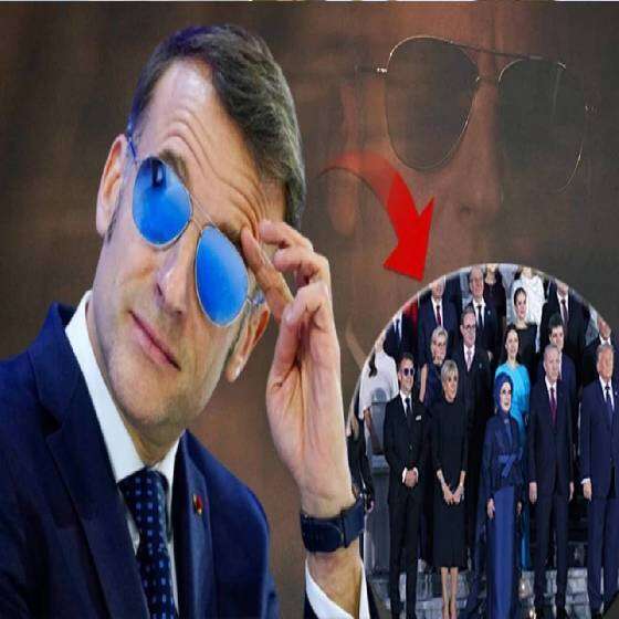 Zirve boyunca çıkarmamıştı: Macron neden siyah gözlük takıyor? İşte sizler için gizli bilgiye ulaştık