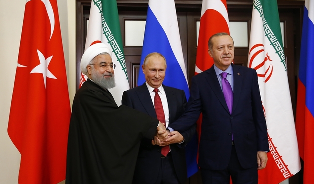 Erdoğan, Putin ve Ruhani'den Soçi'de kritik açıklama...