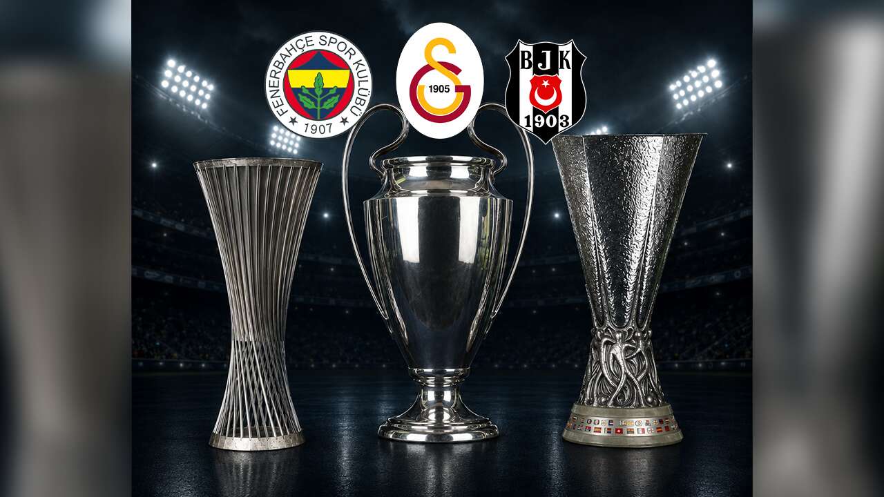 Galatasaray, Fenerbahçe ve Beşiktaş'ın Avrupa dönüşü maç programı