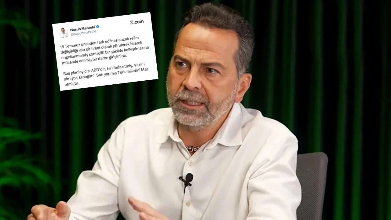 15 Temmuz paylaşımı tepki çekmişti! Nasuh Mahruki tutuklandı