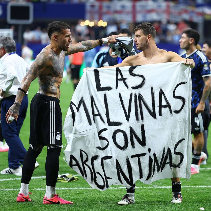 Maç sonu açılan pankart Arjantin'in başını yakacak! FIFA'dan ceza yiyecekler