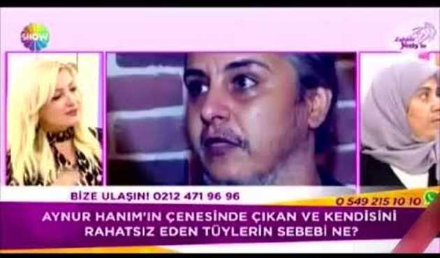 Zahide Yetiş'e çıkan sakallı kadın milyonları şoke etti! / VİDEO