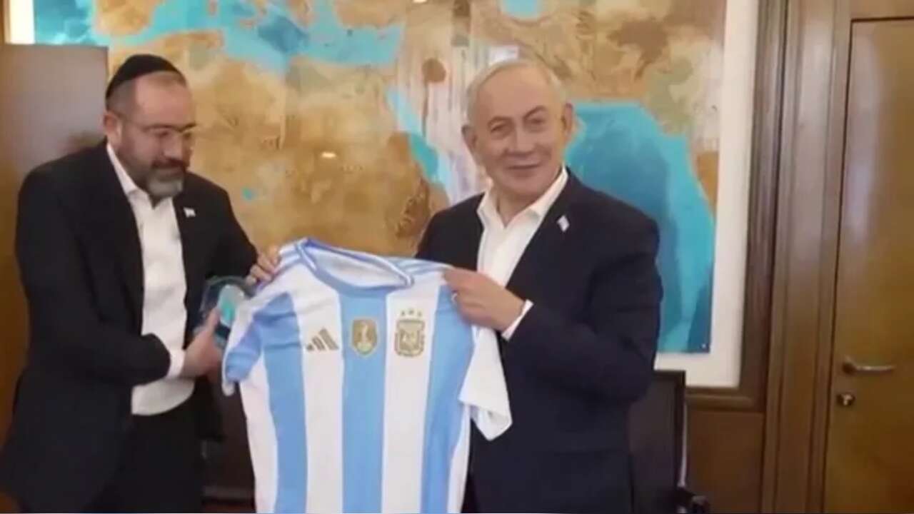 Soykırımcı İsrail'in katil lideri Netanyahu finalde Arjantin'i desteklediğini açıkladı