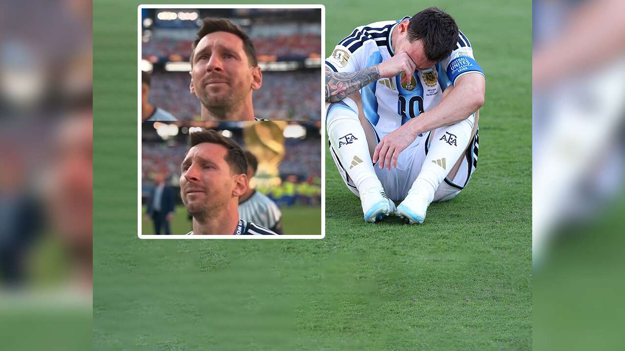 Messi, maç sonu gözyaşlarınu tutamadı