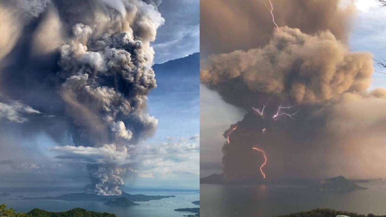 Filipinler’de kabus geri döndü! Dünyanın en tehlikeli yanardağı uyandı: Gökyüzüne 2 bin metrelik kül sütunu!