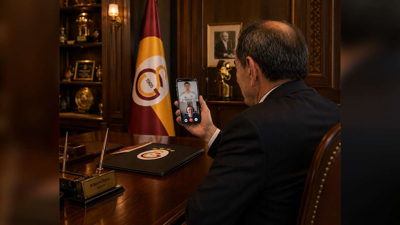 Dursun Özbek, Real Madridli yıldızın babasıyla görüştü