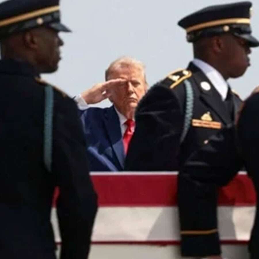 Size kim gelin dedi buralara! Trump Orta Doğu'da ölen askerlerin tabutlarını selamladı