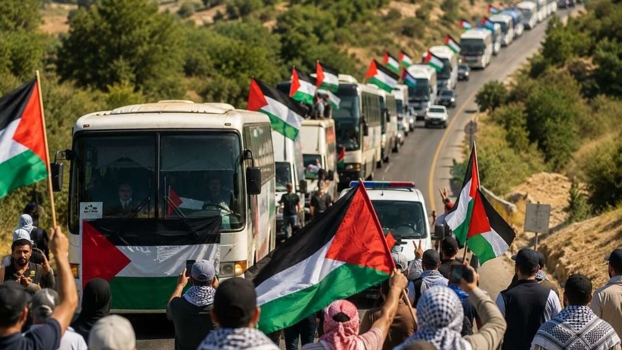 Dünyada bir ilk: Bir soykırımdan diğerine anlamlı nota... Filistin konvoyu Srebrenitsa’ya doğru Fransa'dan yola çıktı