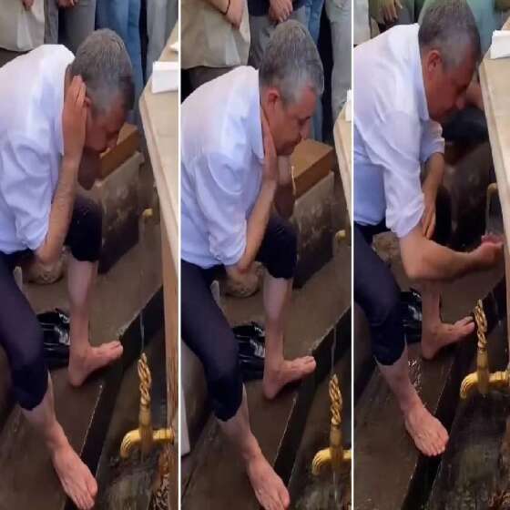 CHP sonrası camiden çıkmıyor! Muhalif generalden Özgür Özel'e abdest tepkisi: Sahici değil!
