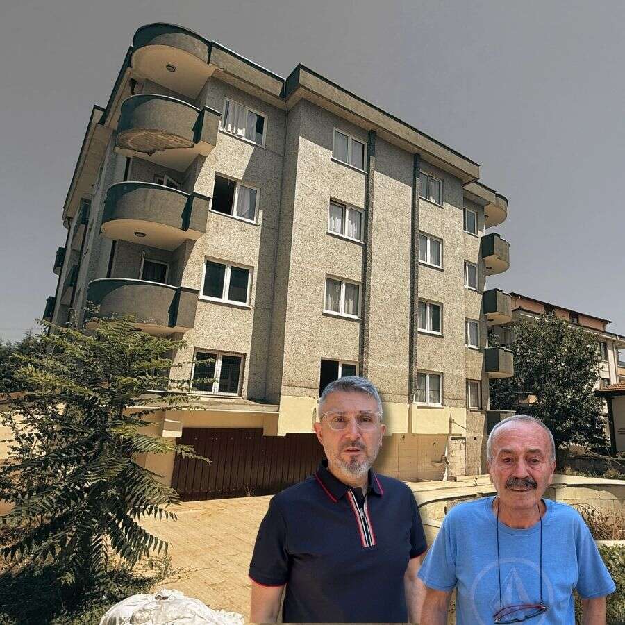 25 yıldır yıkılmayan binada büyük tehlike! Mahalleli sokağa döküldü