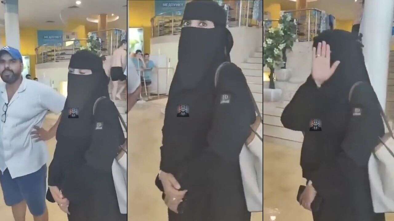 Mayolu ziyaretçilerin içinde çarşaf giyen kadına skandal müdahale!