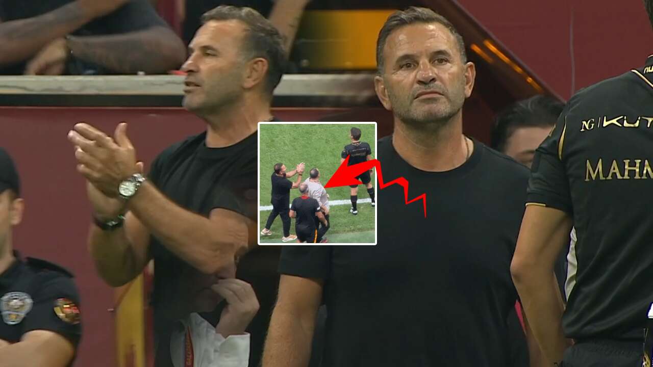 Okan Buruk hazırlık maçında kırmızı kart gördü