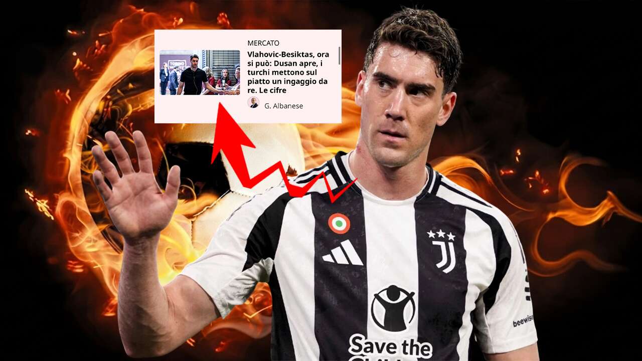İtalyan basını son dakika olarak duyurdu: Dusan Vlahovic'ten Beşiktaş'a yeşil ışık
